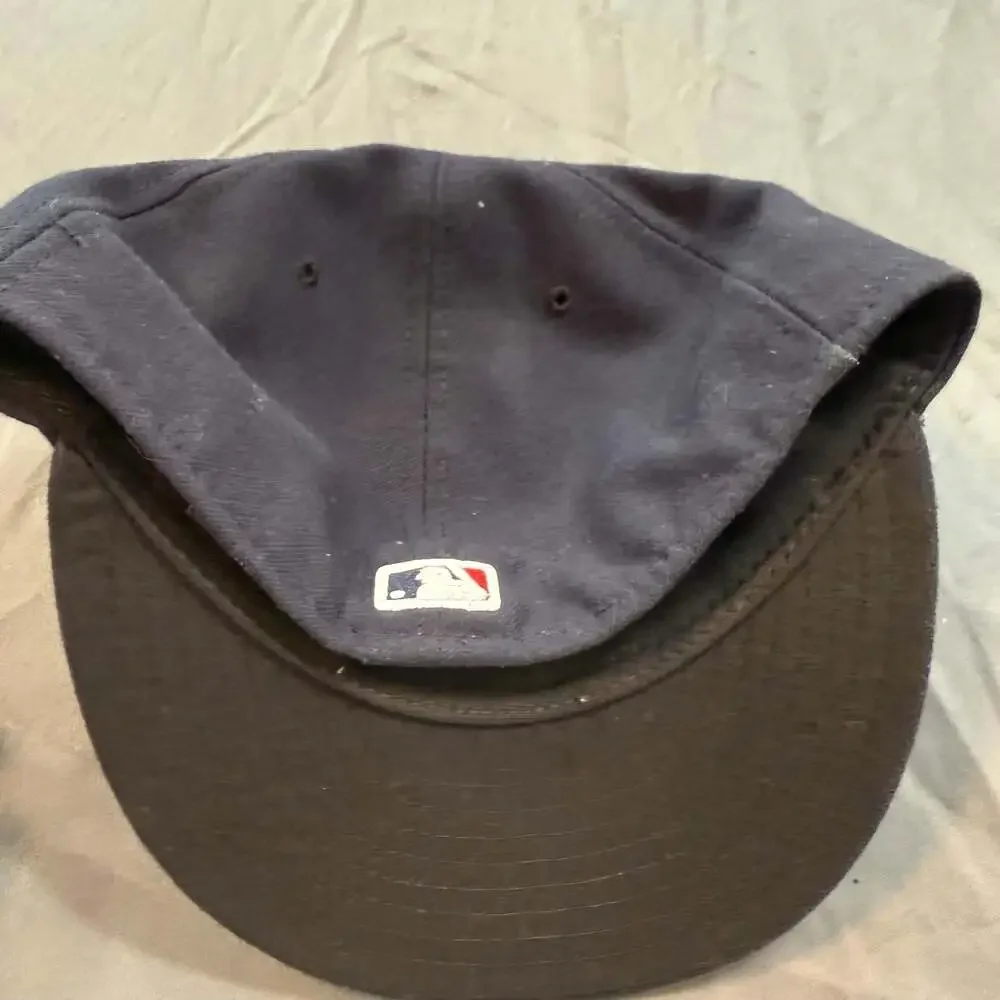 New Era 59FIFTY New York Yankees Hat 7 5/8 Navy MLB On Field Fitted Cap